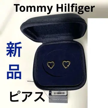 새상품 TOMMY HILFIGER 타미힐피거 하트 귀걸이 골드