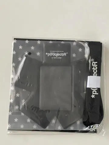 p(R)jectR 블랙 카드 케이스 스트랩 포함