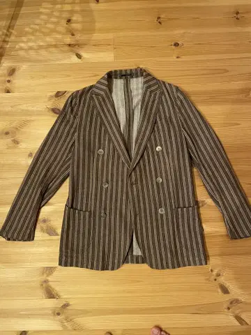 더블 브레스트 테일러드 LARDINI 코튼 폴리