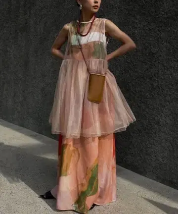 AMERI 3WAY MARGOT GEL ART DRESS