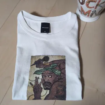 [레어] APPLE BUM 애플바움 우키요에 2pac 티셔츠 M 화이트