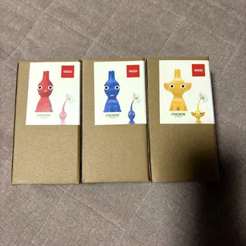 피크민 한송이 꽃병 3체 세트 꽃병