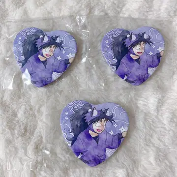 쿠쿠치 헤이스케 하트 캔뱃지 난자타운