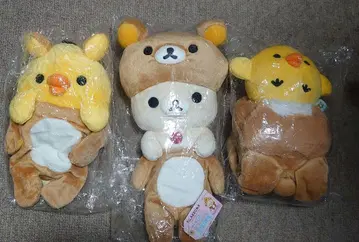 코리락쿠마 키이로이토리 봉제 인형 리락쿠마는 인형옷이에요