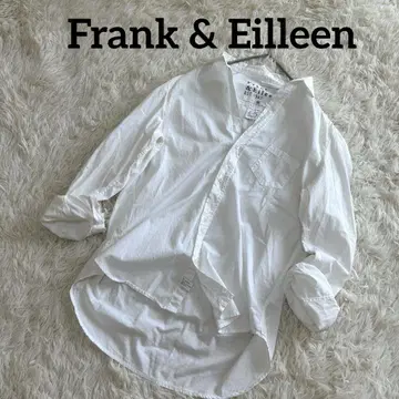 새상품급 프랭크&일리 EILLEN 코튼 셔츠 화이트 XS 화이트 면