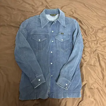 Wrangler 데님 셔츠 미국제 70~80s 삼각형 택