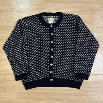 노르웨이산 L.L.Bean 바즈아이 가디건 네이비 남성용 레어