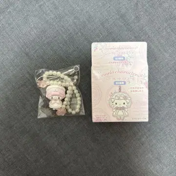 산리오 화이트 프릴 디자인 시크릿 스트랩 마이 스위트 피아노