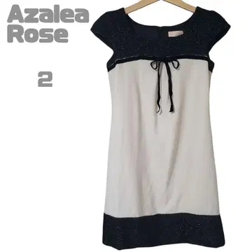 Azalea Rose 트위드 원피스 베이지 M 상당 귀여운 가을/겨울