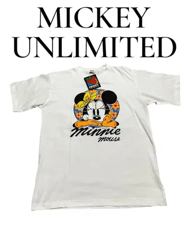 새상품 MICKEY UNLIMITED 미니 마우스 T셔츠 F사이즈