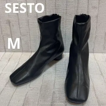 SESTO 로우힐 슬림 스트레치 숏부츠