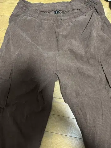 SHEIN 2XL 브라운 스웨이드풍 팬츠