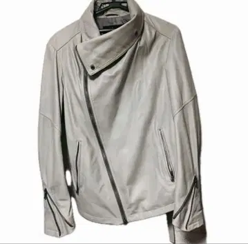 토네이도 마트 램 가죽 그로브 드레이프 라이더 자켓 M
