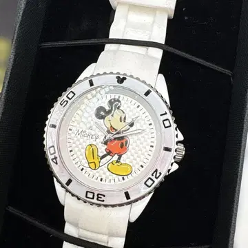 Disney 미키마우스 손목시계 화이트 미사용 새상품