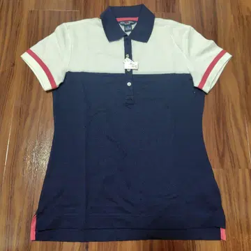 피케 셔츠 네이비/화이트 XS