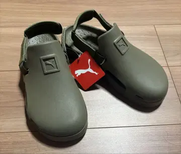 새상품 택 포함 27cm PUMA 푸마 뮬 시부이 샌들 올리브