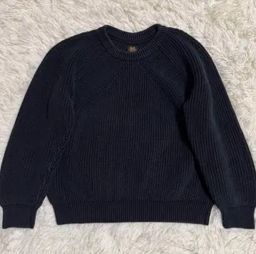 바토너 BATONER 시그니처 크루넥 스웨터 니트 블랙