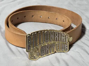 Billionaire Boys Club 베이지 가죽 벨트