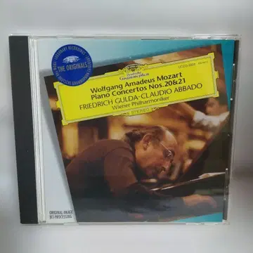CD 볼프강 아마데우스 모차르트 피아노 협주곡 제20번 제21번