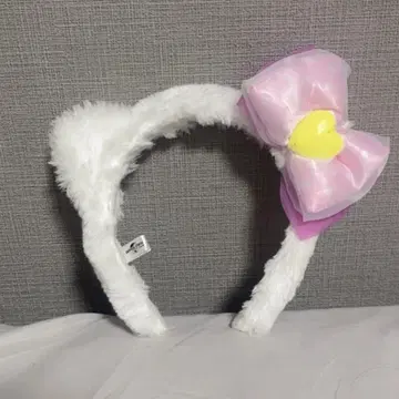 헬로키티 머리띠 핑크 리본