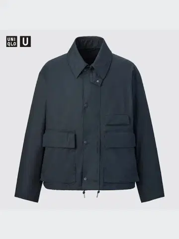 유니클로 U 유틸리티 숏 블루종