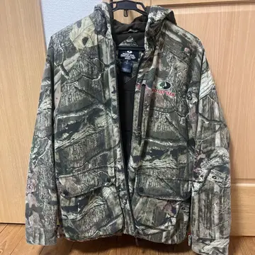 MOSSY OAK 리얼 트리 카모 후드 부착 블루종 자켓 지퍼 후드티