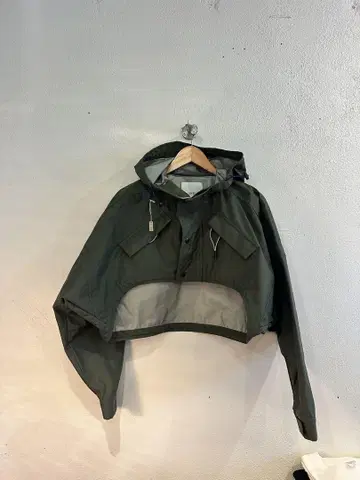 UN3D. 나일론 숏 블루종