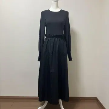 내추럴 뷰티 베이직 도킹 니트 가을 원피스