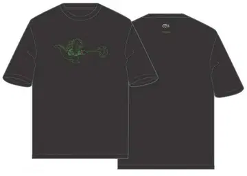 라코스테 고질라 t셔츠 M 사이즈 FR4 블랙