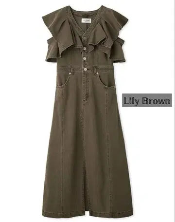 최저가입니다! LILY BROWN 데님 원피스 귀여워요
