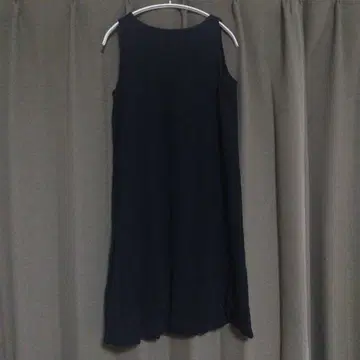 mizuiro ind 블랙 슬리브리스 원피스