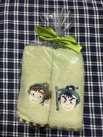 닌타마 란타로 자수 미니 타월 젠포지 이사쿠 식만류삼랑 육하