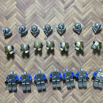 LEGO 캐슬 2013 크라운 나이트 7개 헤드 없음
