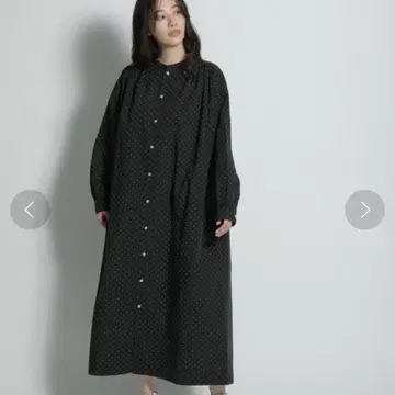 니코앤드 머서 밴드 카라 와이드 원피스