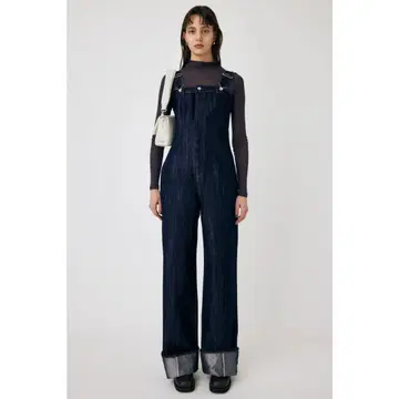 새상품 택 포함 MOUSSY GLITTER DENIM 올인원 데님