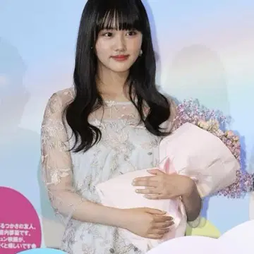 [하라 나노카 착용] 자수 원피스 결혼식 성인식