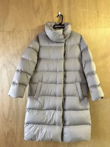 라이트 그레이 유니클로 UNIQLO 롱 다운 자켓 XL 사이즈