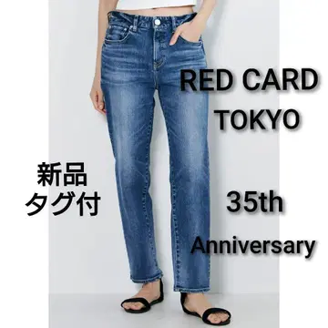 새상품 레드카드 도쿄 35th Anniversary 데님 casual