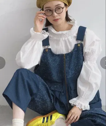 lupilien 루필리안 자카드 데님 도킹 베스트