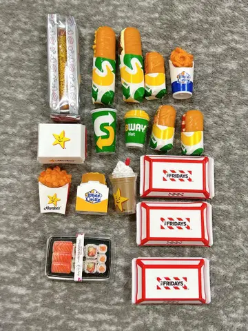 미니 브랜드 푸드 서브웨이 미니어처 가챠가챠