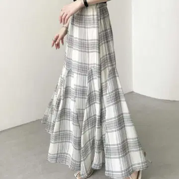 GeeRA 머메이드 플레어 롱 스커트 L