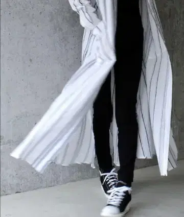 셔츠 원피스 린넨 겉옷 비침 누구나 입어도 A라인 L 맥시 롱