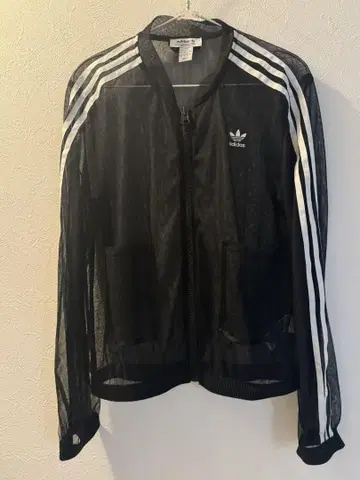 adidas 메쉬 트랙 탑 블랙