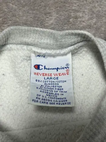 90s Champion REVERSE WEAVE 그레이 x