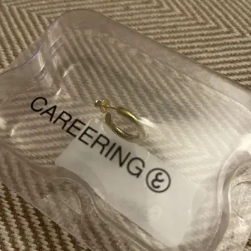 CAREERING 골드 후프 귀걸이