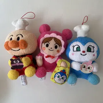 호빵맨 봉제 인형 코킨짱 아카짱만 세트 판매