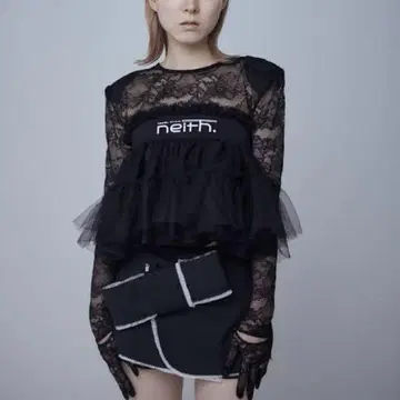 neith. 네이스 Tulle Muiti Top 튤 상의 스커트