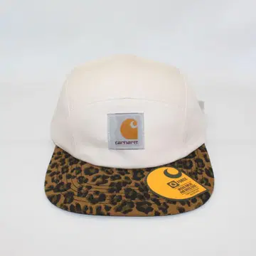 Carhartt 야구 모자 크림/레오파드 무늬