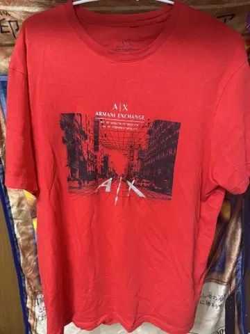 Armani Exchange T셔츠 M 사이즈 레드