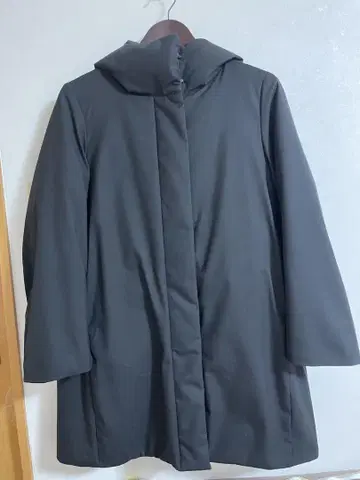 UNIQLO 하이브리드 다운 코트 M 블랙